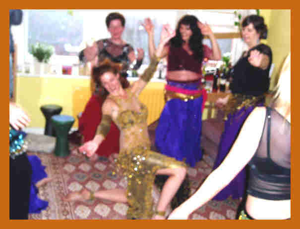 Birthday belly dance party photo